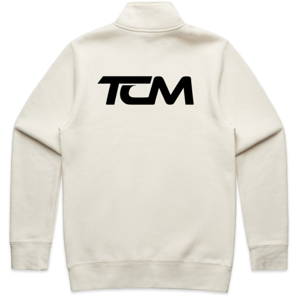 TCM QUARTER-ZIP Front & Back