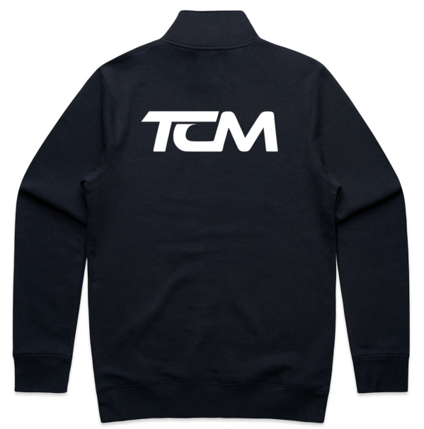 TCM QUARTER-ZIP Front & Back